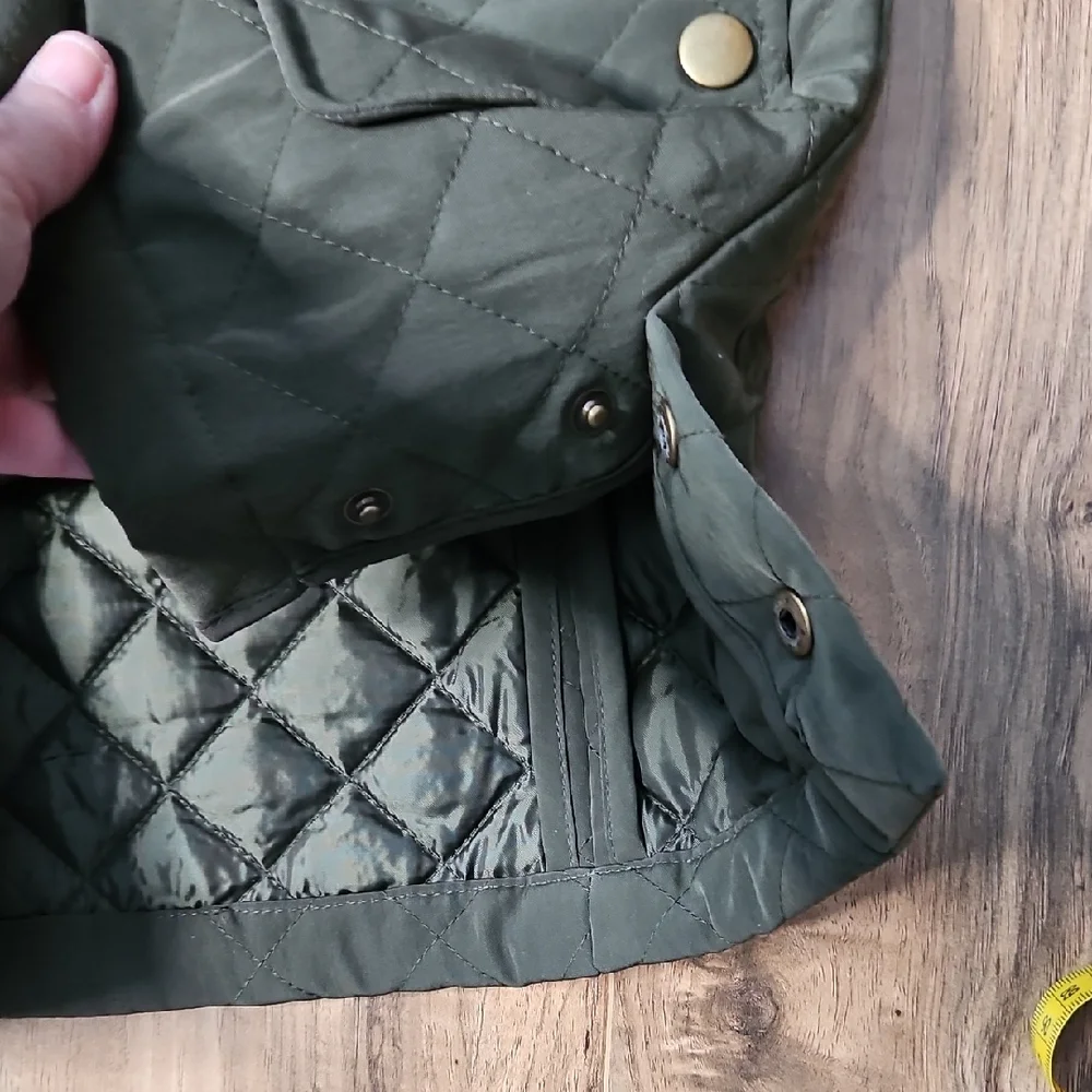 Colebrook Women's Quilted Jacket - Olive Green Medium - Picture 10 of 12